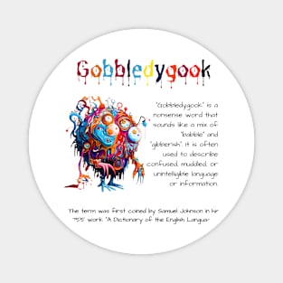 Gobbledygook Guru (with cartoon) Magnet